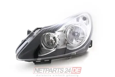 Produktbild von Johns, Scheinwerfer Halogen passend für Opel Corsa D 06-10 Satz Leuc. Satz Links Rechts 1216194 93189361 1216200 93189362