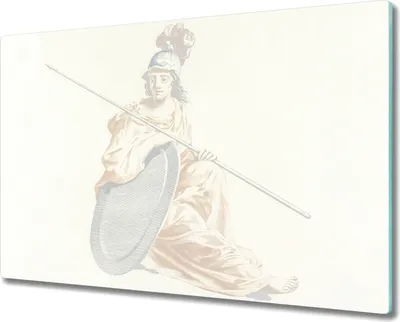 Produktbild von Coloray Hackbrett Herdabdeckplatte 80x52 cm Küchenbrett Kochplattenabdeckung Schneidebrett - Griechenland traditionelle
