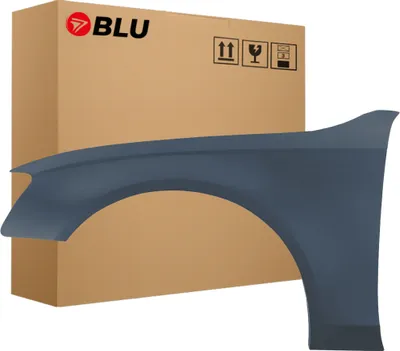Immagine prodotto di BLU Parafango compatibile con Audi A4 B8 S4 LX7Z Sinistra Grau DelphinGrau | 2007-2011 | Anteriore | Verniciato | Pronto per il montaggio | Acciaio