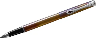 Produktbild von DIPLOMAT Traveller Flame Tintenroller aus Ganzmetall mit handgeflammter Oberfläche