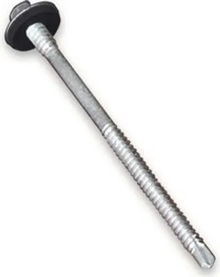 Produktbild von PRECIT Schrauben für Sandwichplatte 5,5/6,3 x 110 mm Anthrazitgrau RAL 7016 Pack = 50 St