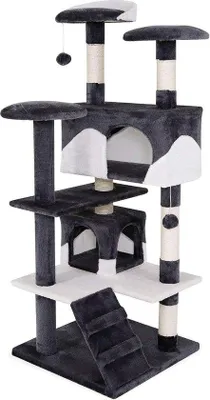 Produktbild von Famanu Kratzbaum/Kletterbaum für Katzen - 130 cm hoch