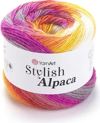 Produktbild von Yarnart Stylish Alpaca 7719: Weiche, warme Wolle für vielseitige Projekte