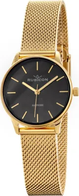 Produktbild von Elegante Damenuhr ty255640, 28 mm Gehäuse, Quarzwerk, Saphirglas, Gold Schwarz