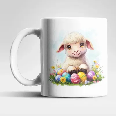 Produktbild von Ostern Schaaf Ostereier Kaffeetasse Teetasse Tasse Geschenkidee 325 ml – Schaaf-02