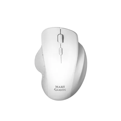 Zdjęcie produktu dla Mars Gaming MMWERGOW, Po prawej stronie, Mechaniczny, RF Wireless, 3200 DPI, Biały