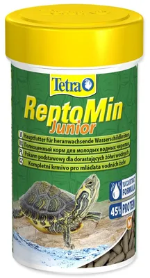 Produktbild von Tetra ReptoMin Junior 100ml - Futter für heranwachsende Wasserschildkröten Tetra