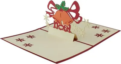 Immagine prodotto di Biglietto di Natale pop-up fatto a mano - n. 6