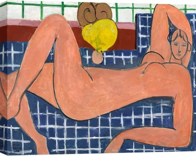 Image de Impression d'art sur toile Henri Matisse, Grand nu couché I - 120x90 cm