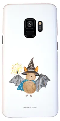 Produktbild von Mr. & Mrs. Panda Samsung Galaxy S9 Handyhülle Fledermaus Zauberer - Weiß - Geschenk, Reinsteigern, Lustige Sprüche, Handy Schutzhülle, Frauen, Smartphone Hülle, Magier