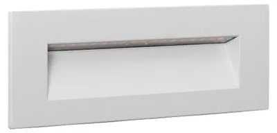 Produktbild von LED Wandeinbauleuchte 7W Rechteckig Aluminium Weiß Groult 2700K Warmweiß
