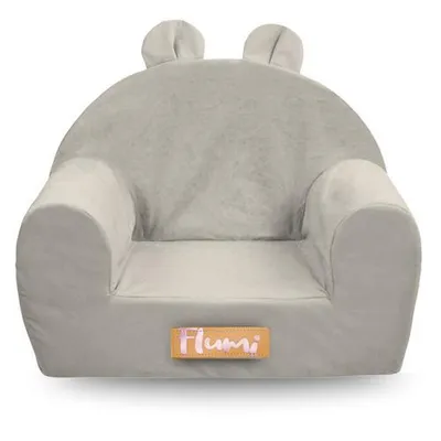 Immagine prodotto di Poltrona Flumi per bambini grigio chiaro, 56x42 cm, seduta per sala giochi