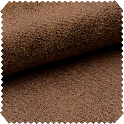 Produktbild von novely® MALOU Samtweicher Velours Polsterstoff - Möbelstoff in Antiker Vintage-Leder-Optik - Pflegeleichte Meterware 1lfm - Farbe: 02 Hellbraun NOK