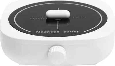 Produktbild von Magnetrührer, einstellbare Geschwindigkeitsregelung, kompaktes Design, WEISS