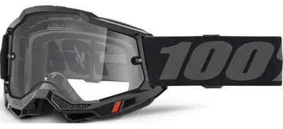 Obrázek produktu pro 100percent Accuri 2 Enduro s čirými skly – offroadové brýle, černé, čiré, černé, čiré