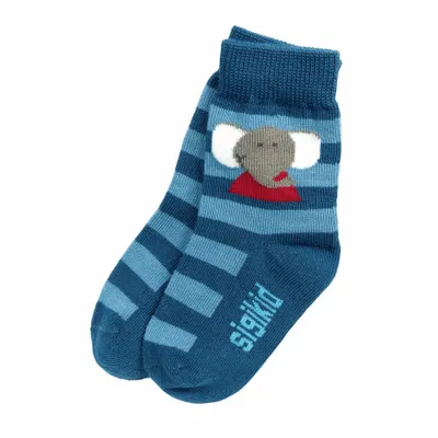 Produktbild von sigikid Lolo Lombardo Sockeni, Babysocken, Babystrümpfe, Baby Strümpfe, Baumwolle, Dunkelblau, Größe 16 - 18, 39465