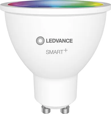 Produktbild von LEDVANCE SMART+ WiFi SPOT GU10 Multicolour, Intelligentes Leuchtmittel, WLAN, Silber, Integrierte LED, GU10, Multi