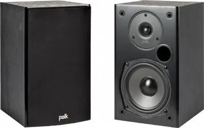 Image de Enceintes d'étagère POLK 100 W 88 dB 45-24000 Hz montage mural passe-fil 2 pièces noir T15BK