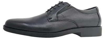 Image de Digel : Chaussures de ville pour hommes, chaussures de loisirs, élégantes chaussures à lacets, couleur noire, style décontracté