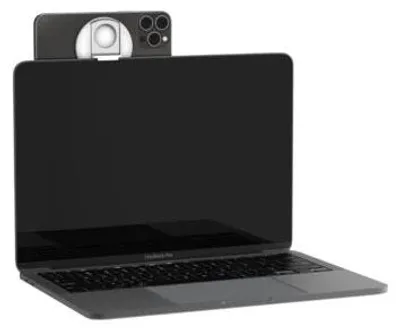 Produktbild von Belkin iPhone Halter mit MagSafe für Mac Notebooks, weiß