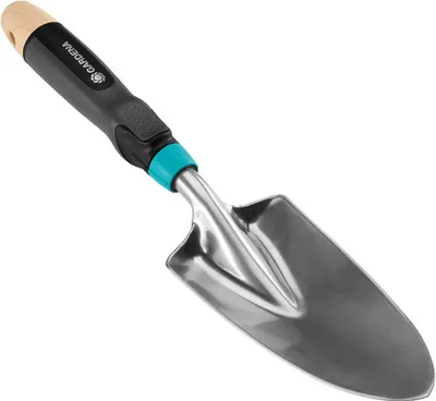 Image de Gardena 17700-20 pelle/trolle Truelle de jardin Acier Noir, Gris, Argent