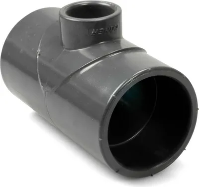 Produktbild von PVC T-Stück d 50mm 90° reduziert 25mm