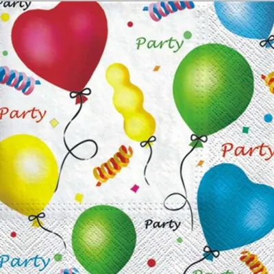 Produktbild von Lunch Party Servietten Mix 33x33cm Paw Decor Kollektion