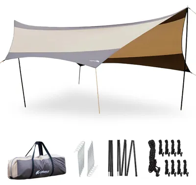 Productafbeelding van UV-bestendige Tentzeil 5.6 x 5.6 m voor Camping en Picknicks