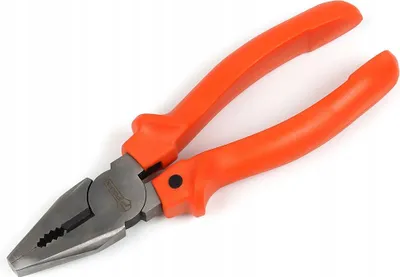 Zdjęcie produktu dla Kombinerki szczypce uniwersalne uchwyty plastikowe Cr-V 180 mm Polax