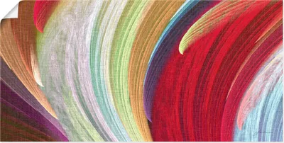 Produktbild von ARTland Poster Windwellen I Größe: 40x20 cm