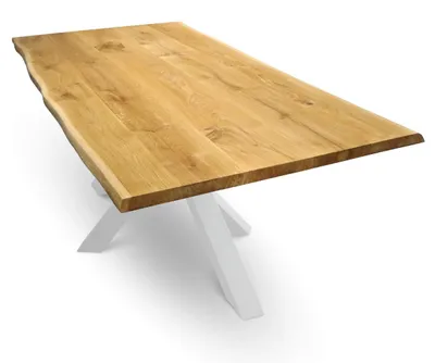 Produktbild von Tischplatte 200cm x 100cm mit Baumkante