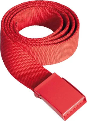Immagine prodotto di Korntex KXPYB | Cintura in poliestere, larghezza: 4 cm, lunghezza con fibbia: 130 cm - Colore: Rosso - Taglia: Unica