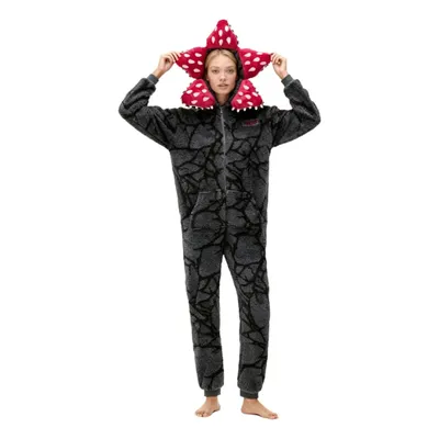 Immagine prodotto di Pigiama unisex Minicee 3D Demon con cappuccio, in pile, abbigliamento da casa invernale