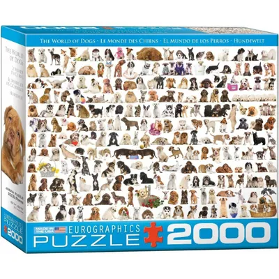 Image de EUROGRAPHICS Puzzle World of Dogs 2000 pièces