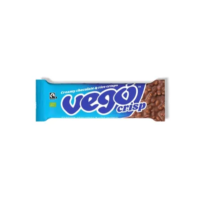 Produktbild von Vego Crisp - Creamy chocolate & rice crisps 40g