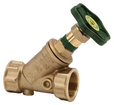 Produktbild von Schlösser Armaturen KFR-VENTIL, MUFFENANSCHLUSS O.ENTL, N.ST.SP, DN32, IG1 1/4, DVGW