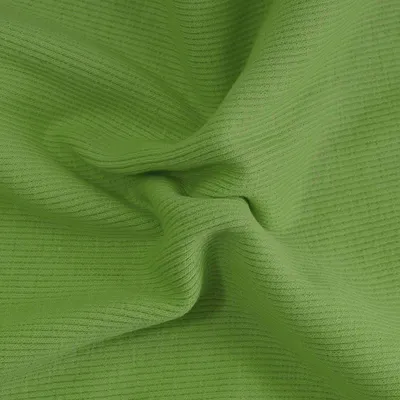 0,25m Bündchen-Stoff gerippt uni 5% Elastan 30/60cm breit Schlauchware Meterware Farbwahl grüngelb