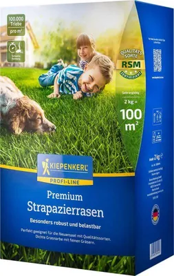 Produktbild von Kiepenkerl Rasensamen Active strapazierfähig für 100 m² 2 kg