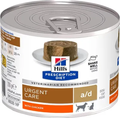 Obrázek produktu pro Hill's Prescription Diet a/d Kuřecí, Vepřové, Krůtí (pták) Pro dospělé 156 g