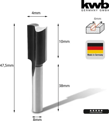 Zdjęcie produktu dla kwb 750410, 4 mm, 8 mm, 1 szt.