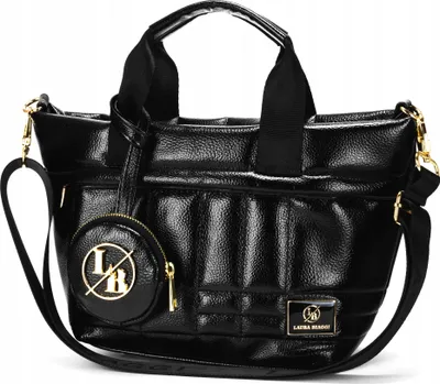 Image de Laura Biaggi Shoppertasche Schwarz Schultertasche Neu