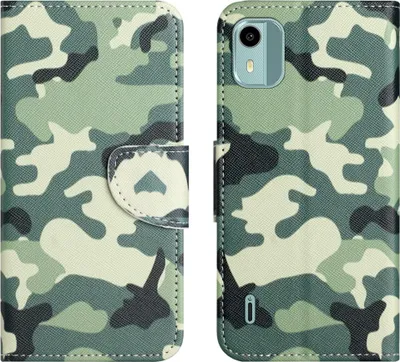 Produktbild von Nokia C12 Hülle - Coverup Klapphülle - Camouflage