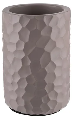 Flaschenkühler aus Beton, grau, Ø 12/10 cm, Höhe 19 cm