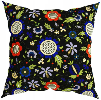 Produktbild von Kortina 10667 Dekorative Kissenhülle Kaschubischer Druck 40x40 cm