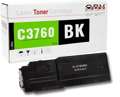 Produktbild von Dell C3760 kompatibler Toner Schwarz - C3760 C3760dn C3760dnf C3760n C3765dnf MFP