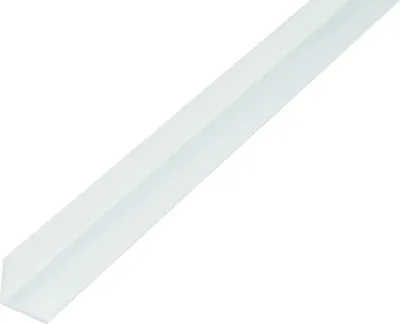 Produktbild von Alberts Winkelprofil | Kunststoff, weiß | 2000 x 60 x 60 mm
