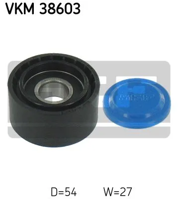 Produktbild von SKF VKM 38603 Umlenkrolle Keilrippenriemen für CHRYSLER PT CRUISER (PT) PT CRUISER Combi Van (PT)