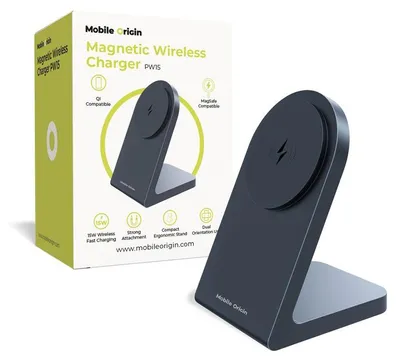 Image de Chargeur sans fil magnétique Mobile Origin Pw15, compatible MagSafe