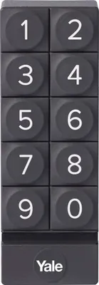 Produktbild von Yale Smart Home Smart Keypad – Schwarze digitale Lock Tastatur für Linus