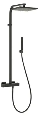 Immagine prodotto di Sapho Dimy - Set doccia 250x250 mm con termostatico, nero opaco DM322BL